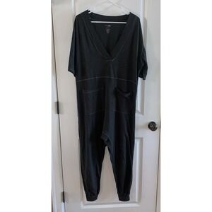 NATURAL LIFE Black V-Neck Jumpsuit Romper